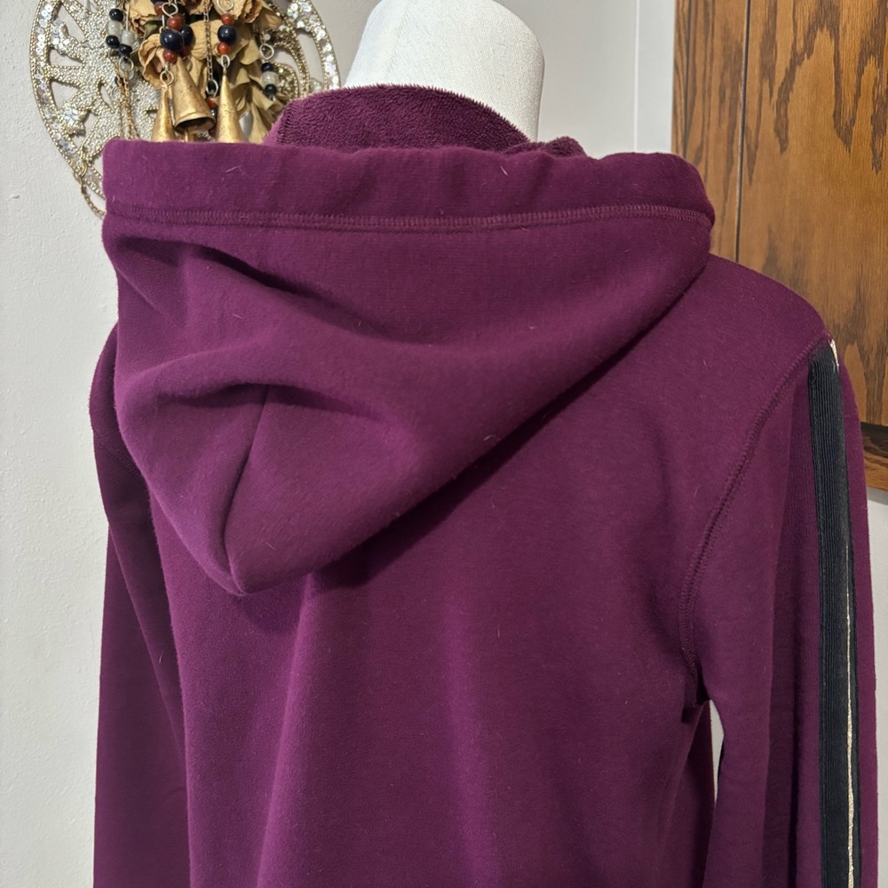 PINK Zip Up Hoodie Long Sleeve Jacket Size Medium Victoria’s Secret Logo - Picture 10 of 16